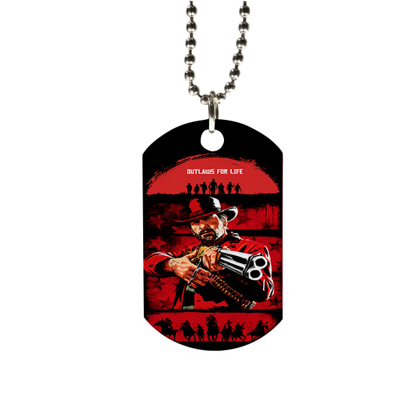 گردنبند طرح red dead مدل pk83