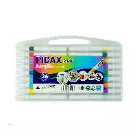 ماژیک 36 رنگ اکریلیک جعبه طلقی پیداکس کد P636