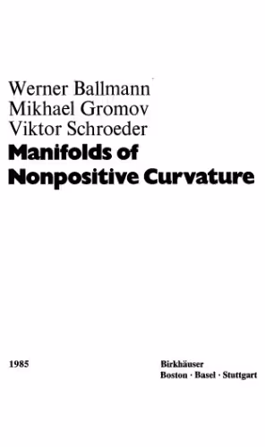 خرید و دانلود نسخه کامل کتاب Manifolds of nonpositive curvature