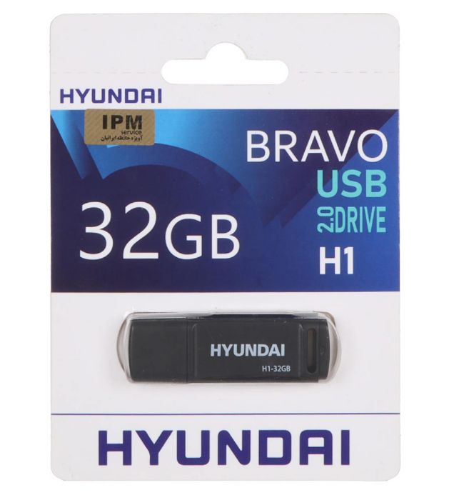 فلش مموری هیوندای مدل Bravo H1 USB 2.0 ظرفیت 32 گیگابایت