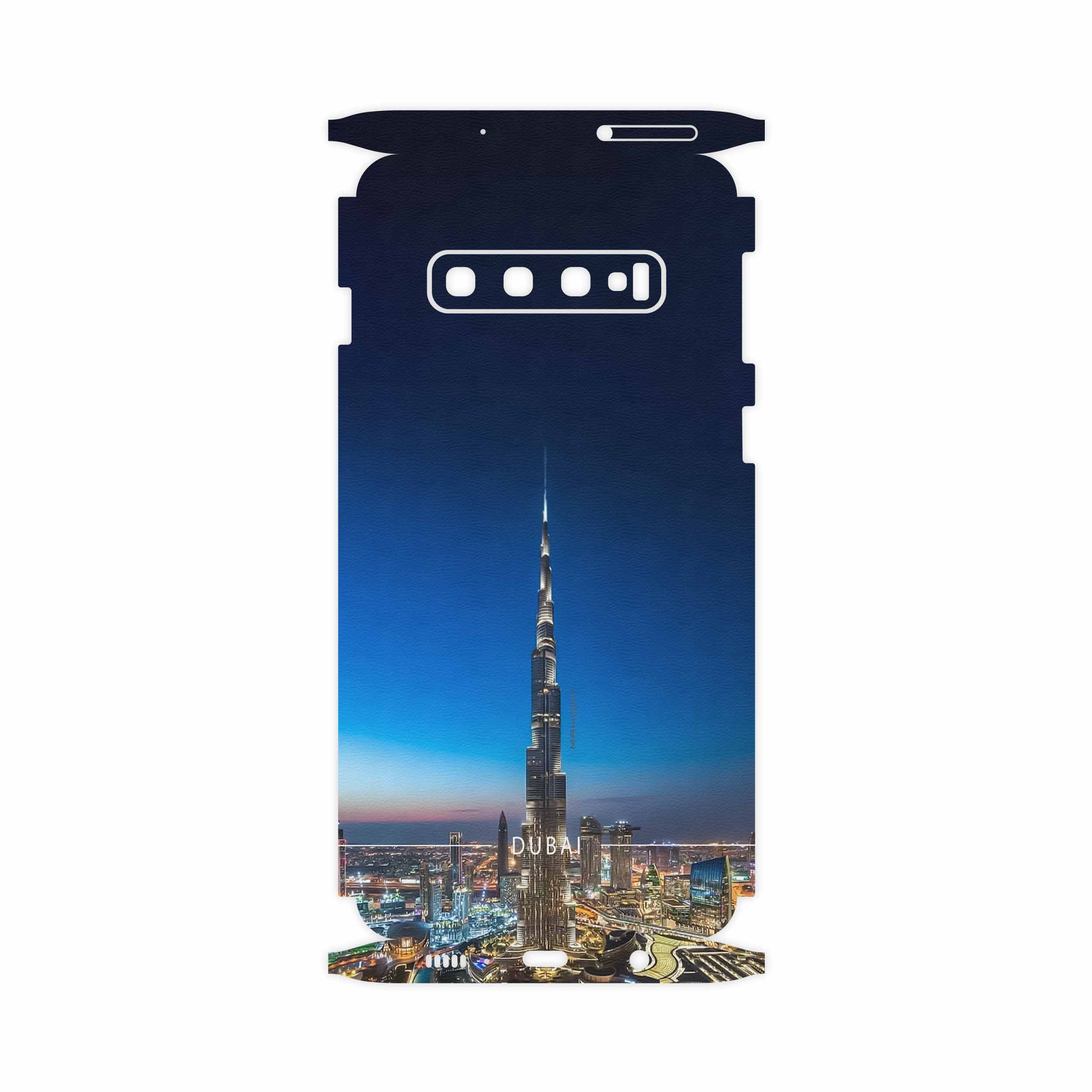 برچسب پوششی ماهوت مدل Dubai City-FullSkin مناسب برای گوشی موبایل سامسونگ Galaxy S10