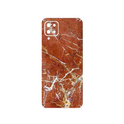 برچسب پوششی ماهوت مدل Red Marble مناسب برای گوشی موبایل سامسونگ Galaxy A12 Nacho
