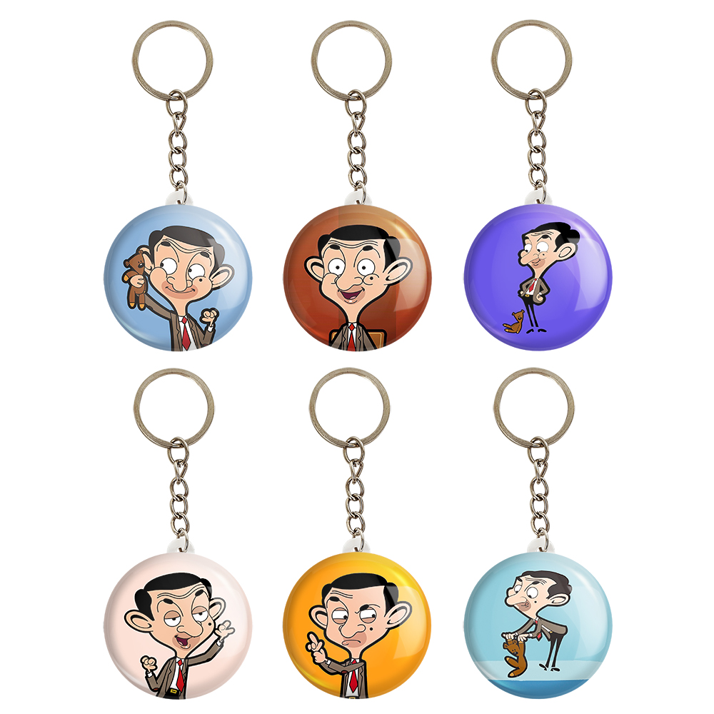 جاکلیدی خندالو مدل مستر بین Mr Bean کد 389A مجموعه 6 عددی