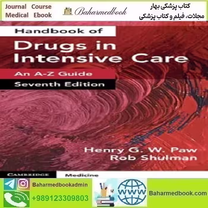 Handbook of Drugs in Intensive Care An A-Z دانلود کتاب الکترونیکی
