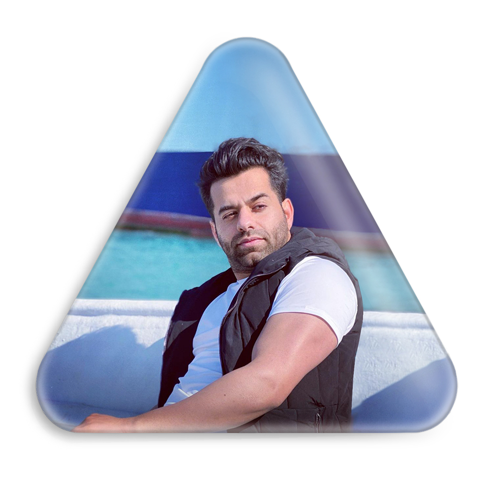 پیکسل خندالو طرح رضا بهرام مدل مثلثی کد 4010