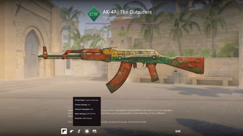 AK-47 | The Outsiders [FT] (Field-Tested)