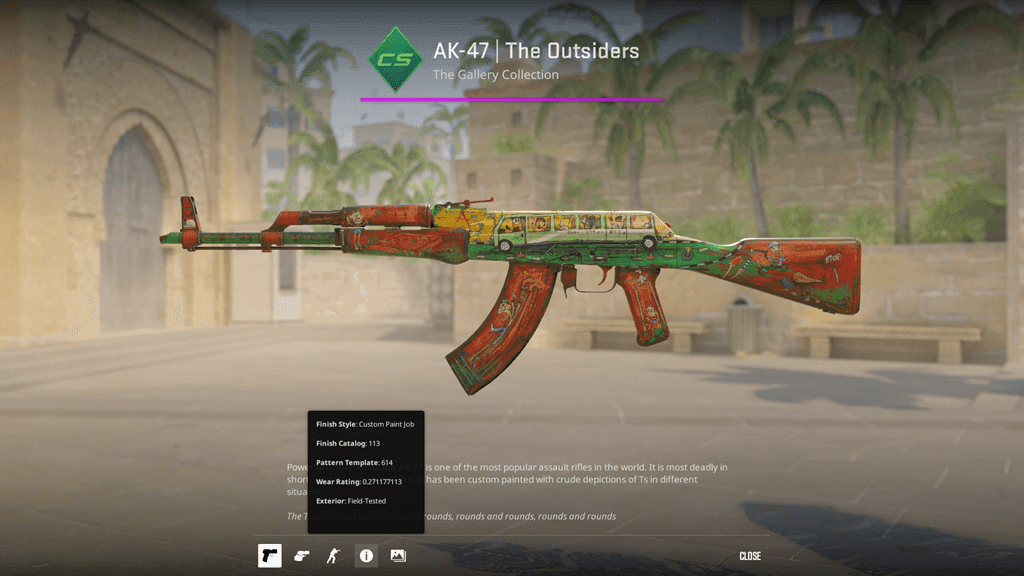 AK-47 | The Outsiders [FT] (Field-Tested)