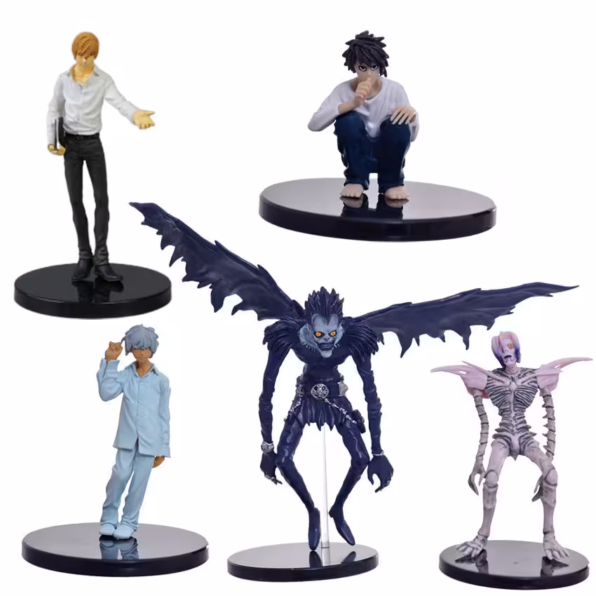 فیگور دفترچه مرگ Death Note مجموعه 5 عددی