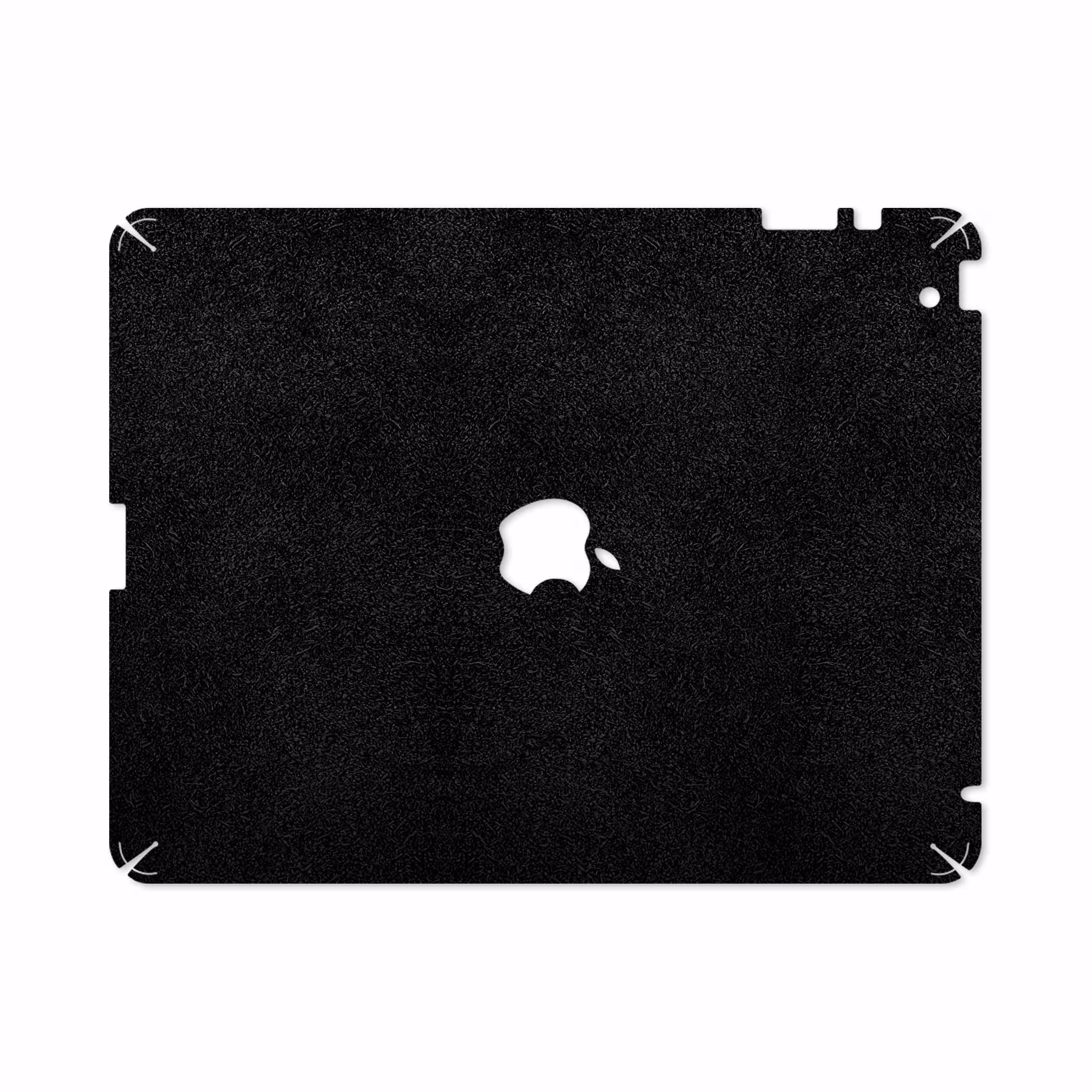برچسب پوششی ماهوت مدل Black-Chamois-Leather مناسب برای تبلت اپل iPad 2 2011 A1396
