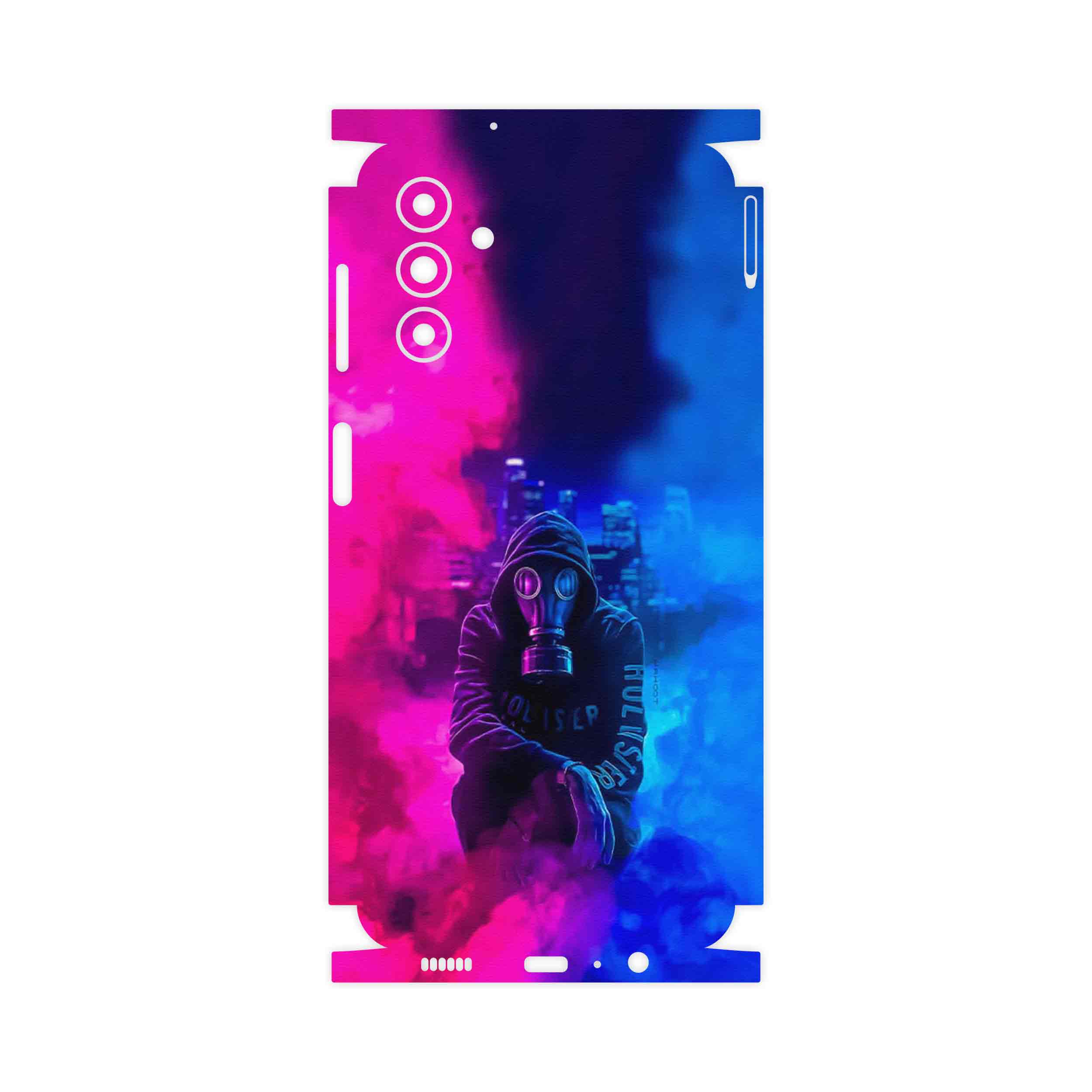 برچسب پوششی ماهوت مدل Smoke Rainbow Digital Art 2-FullSkin مناسب برای گوشی موبایل سامسونگ Galaxy A04s
