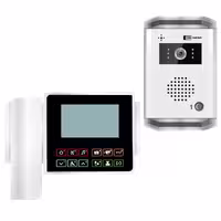 درب بازکن تصویری تک نما مدل C43-1V مجموعه ۲ عددی 