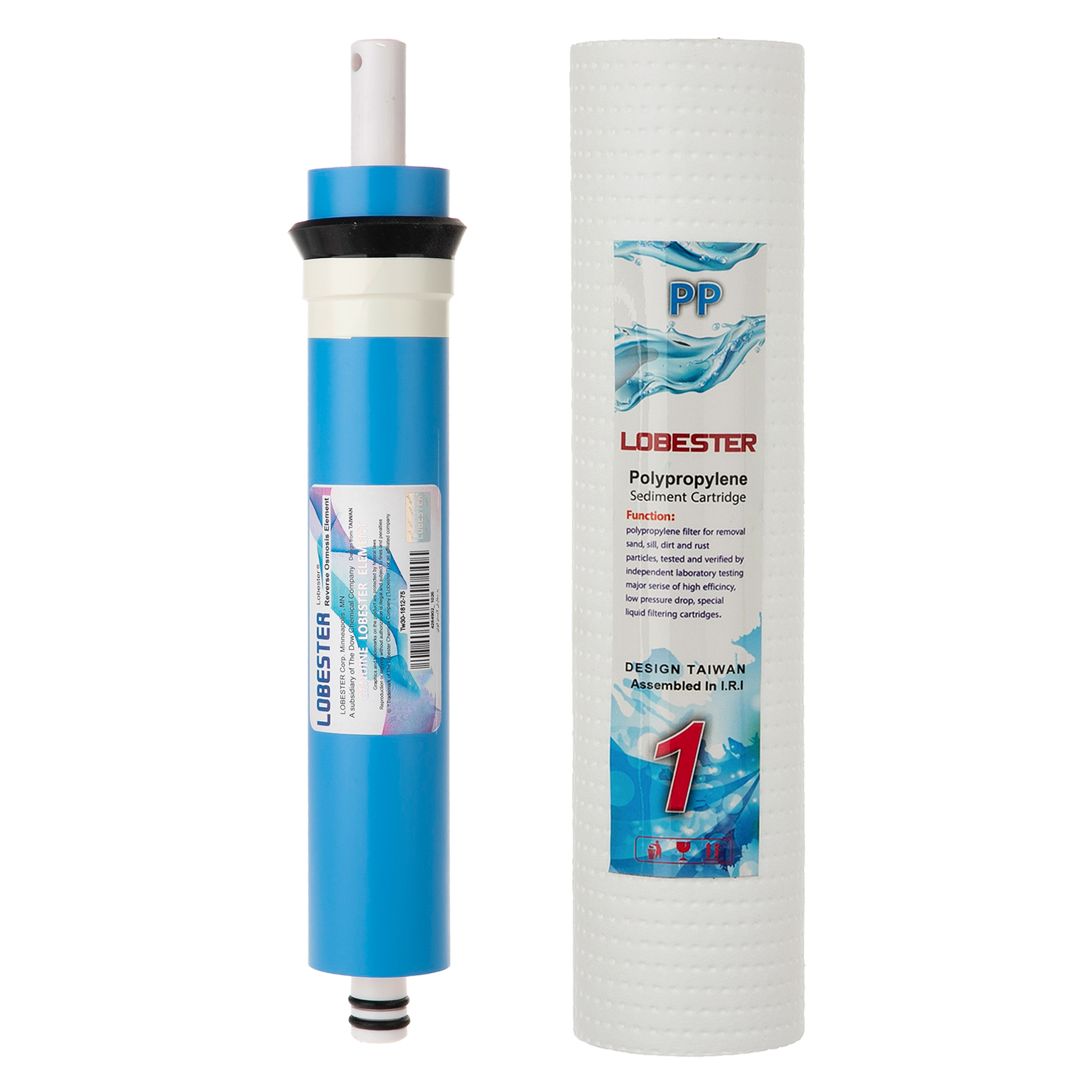 فیلتر دستگاه تصفیه کننده آب لابستر مدل New-500 مجموعه 2 عددی 