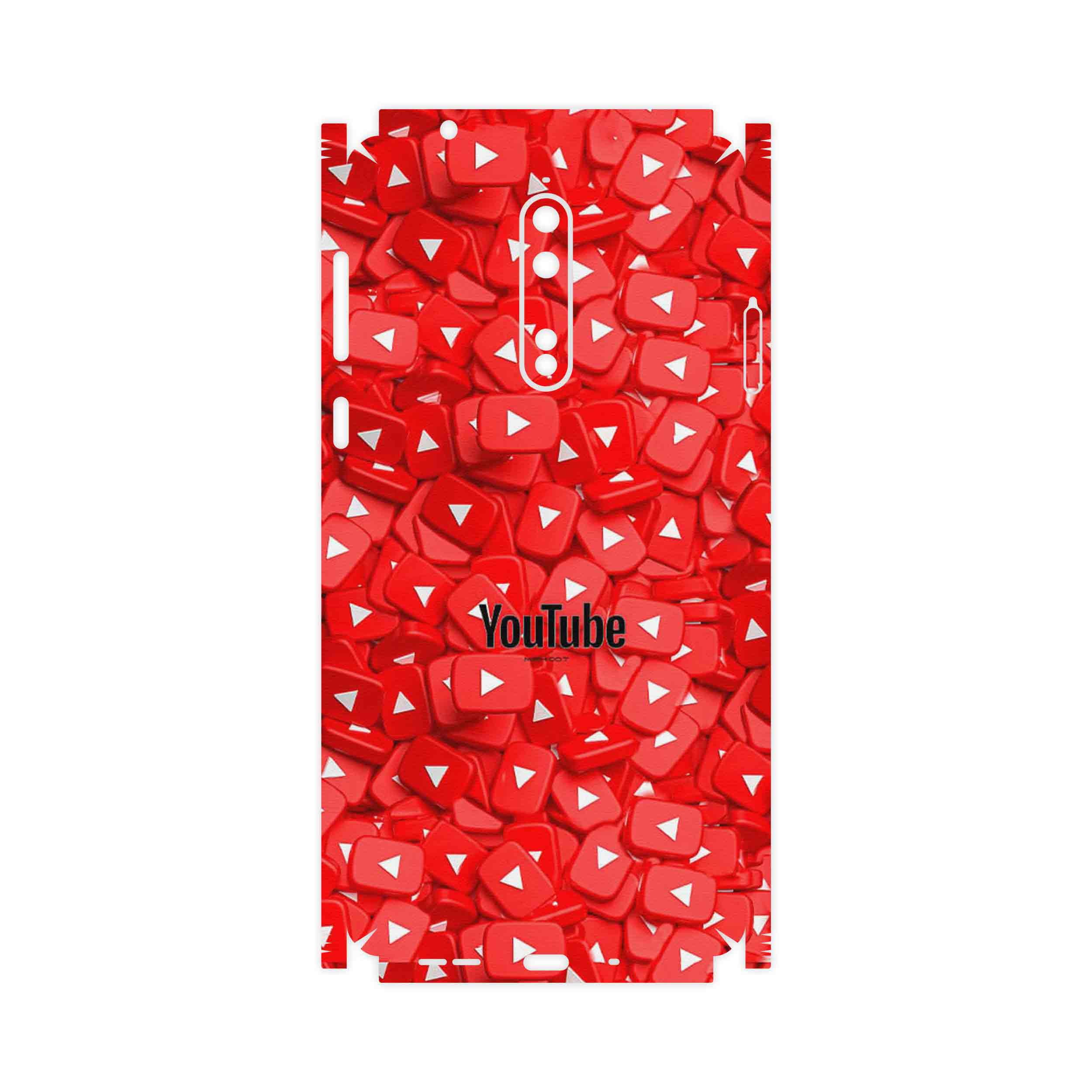 برچسب پوششی ماهوت مدل Youtube-FullSkin مناسب برای گوشی موبایل نوکیا 8