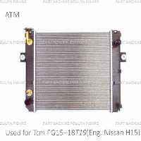 رادیاتور ليفتراک تی سی ام مدل TCM FG15~18T19 Eng:Nissan H15