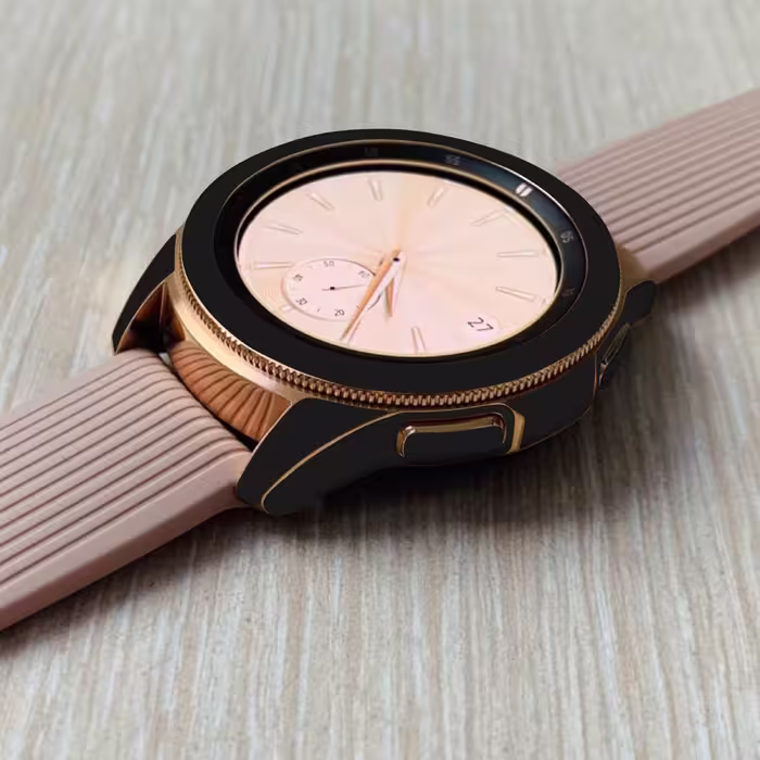 برچسب ماهوت طرح Matte Black مناسب برای ساعت هوشمند سامسونگ Watch4 Classic 42mm