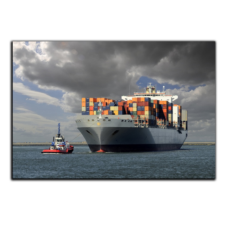 تابلو شاسی دنیای قابطرح کشتی ترانزیت و باربری مدل SH-S1536 | دنیای قاب