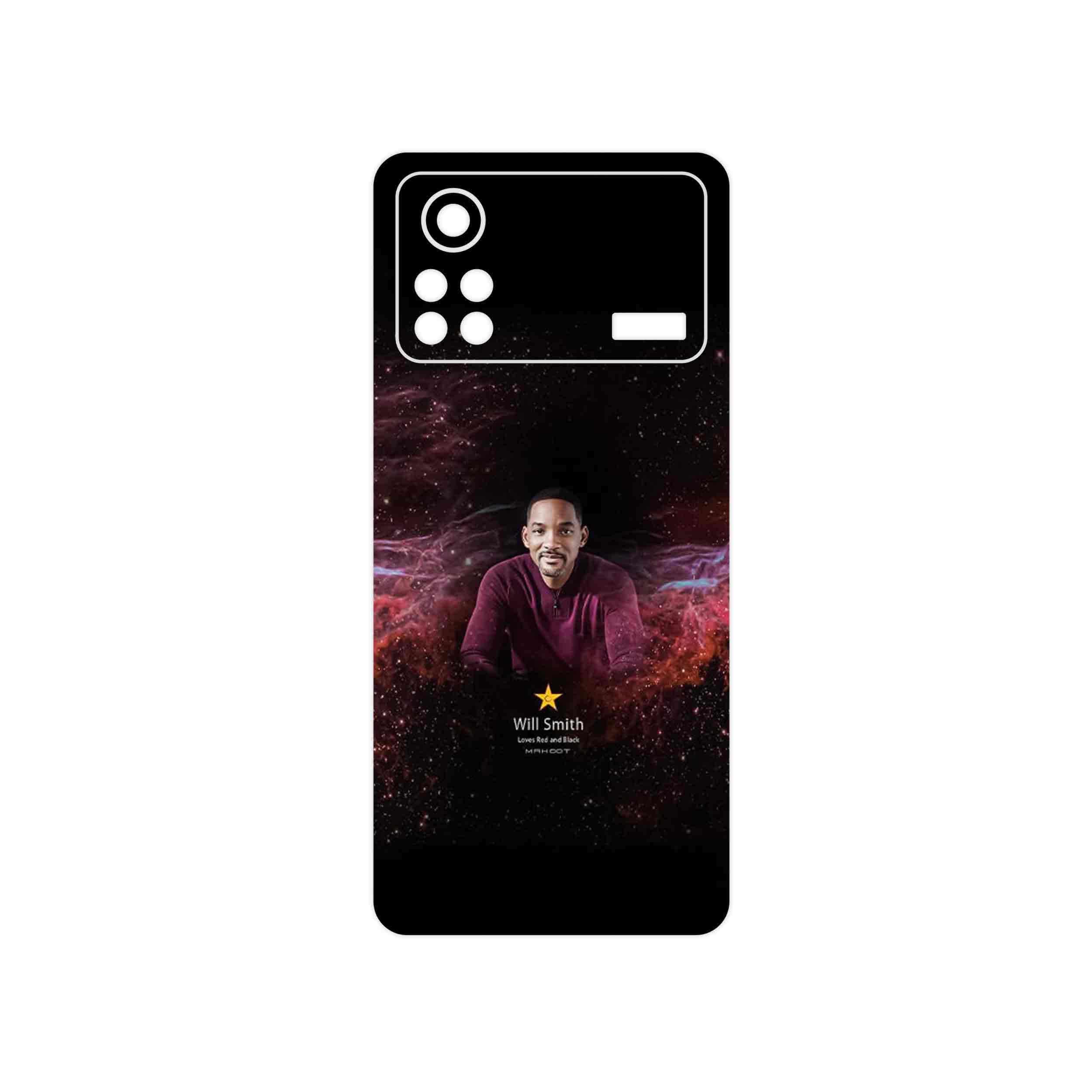 برچسب پوششی ماهوت مدل Will Smith مناسب برای گوشی موبایل شیائومی Poco X4 Pro 5G