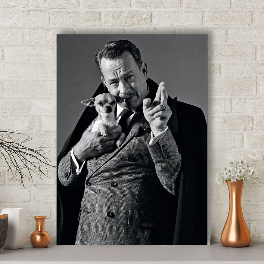 تابلو شاسی گالری استاربوی طرح تام هنکس مدل هنرمندان و بازیگران 027