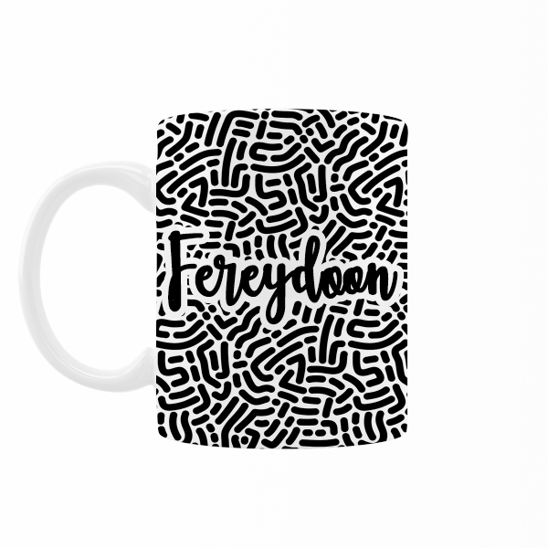 ماگ رژارت مدل اسم فریدون