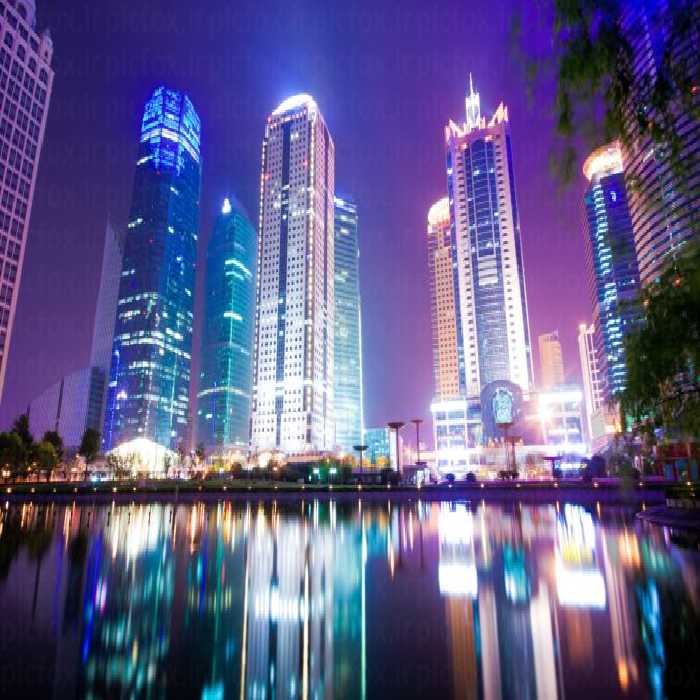 خرید و دانلود عکس Night City Lights کد 37413 | پیک فاکس | Pic Fox