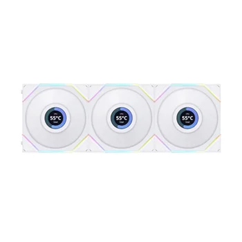 فن کیس لیان لی مدل UNI FAN TL LCD 120 White • بسته 3 عددی