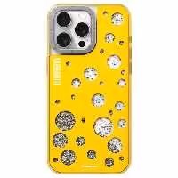 قاب YOUNGKIT یانگکیت Yellow Polka Dots Quicksand Magsafe Series مناسب برای Apple iPhone 15 Pro Max