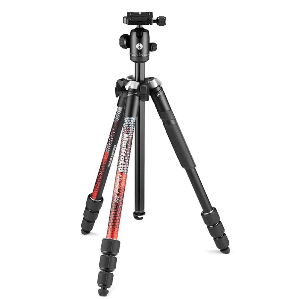 سه پایه دوربین مانفروتو Manfrotto MKELMII4RD-BH Element MII Aluminium Red