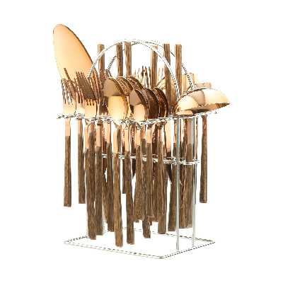 سرویس قاشق و چنگال 33 پارچه جی فی نی مدل R-W-L