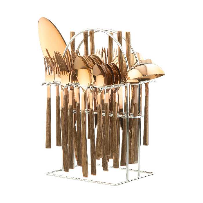 سرویس قاشق و چنگال 33 پارچه جی فی نی مدل R-W-L