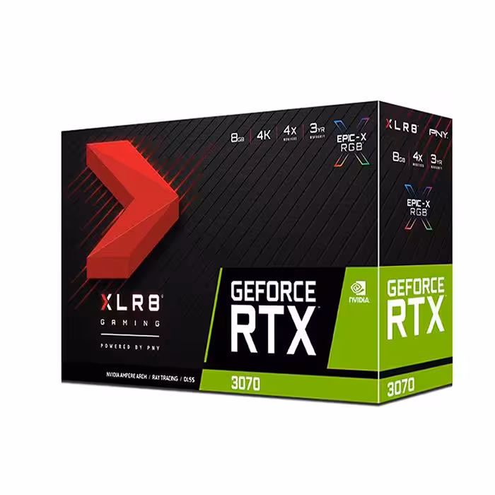 کارت گرافیک پی ان وای RTX-3070-8GB XLR8 Gaming