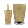 ست سطل زباله و فرچه حباب مدل lilia001