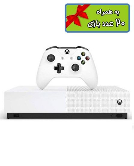 قیمت و خرید کنسول بازی مایکروسافت ایکس باکس وان اس نسخه دیجیتال - 1 ترابایت به همراه 20 عدد بازی - برین تک