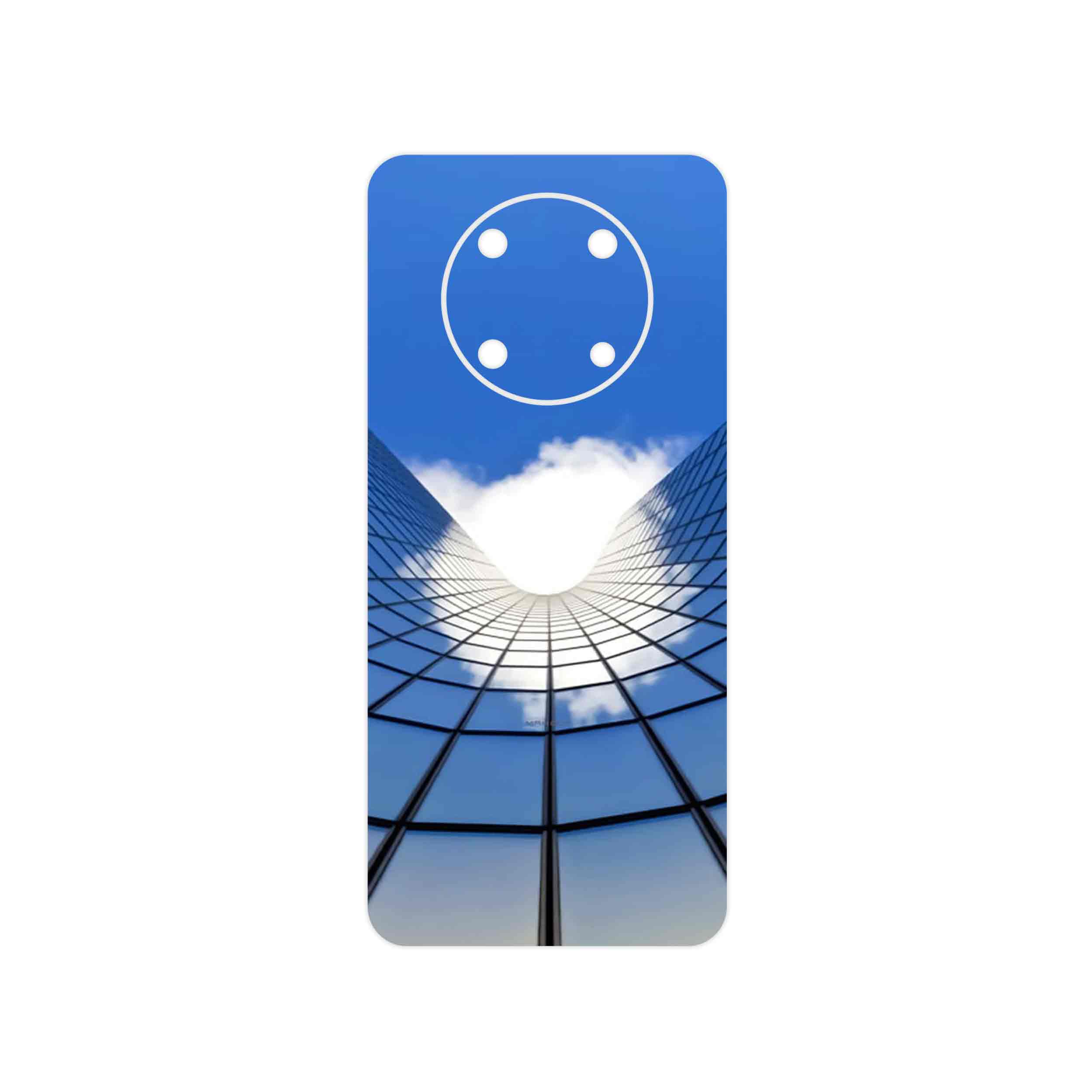 برچسب پوششی ماهوت مدل Glass skyscraper مناسب برای گوشی موبایل هوآوی Nova Y90