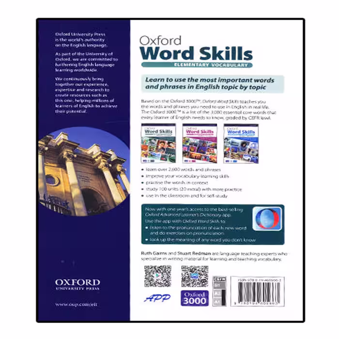کتاب Oxford Word Skills Elementary Vocabulary Second Edition اثر Ruth Gairns And Stuart Redman انتشارات اشتیاق نور