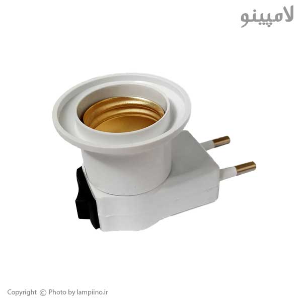 سرپیچ دوشاخه ‌دار کلیددار E27