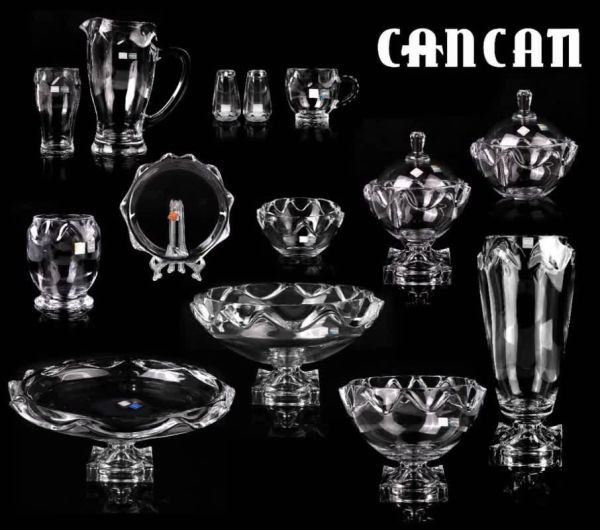 سرویس پذیرایی بلور و کریستال مدل کن کن CANCAN