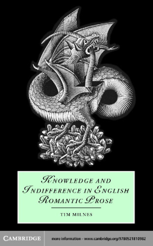 خرید و دانلود نسخه کامل کتاب Knowledge and Indifference in English Romantic Prose