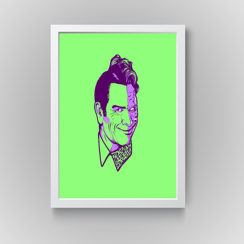 تابلو طرح دکوراتیو فانتزی  مدل N7077 | دنیای قاب