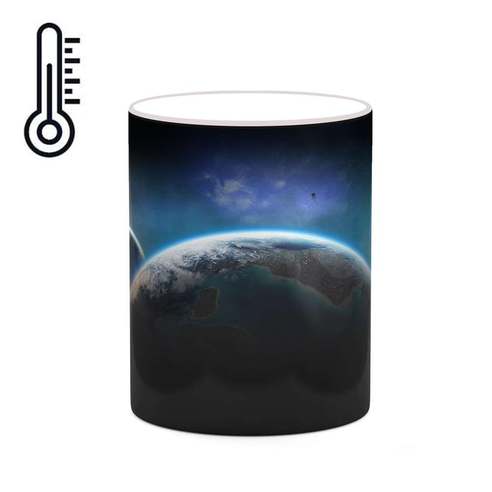 ماگ حرارتی کاکتی طرح فضا و کهکشان مدل mgh20008