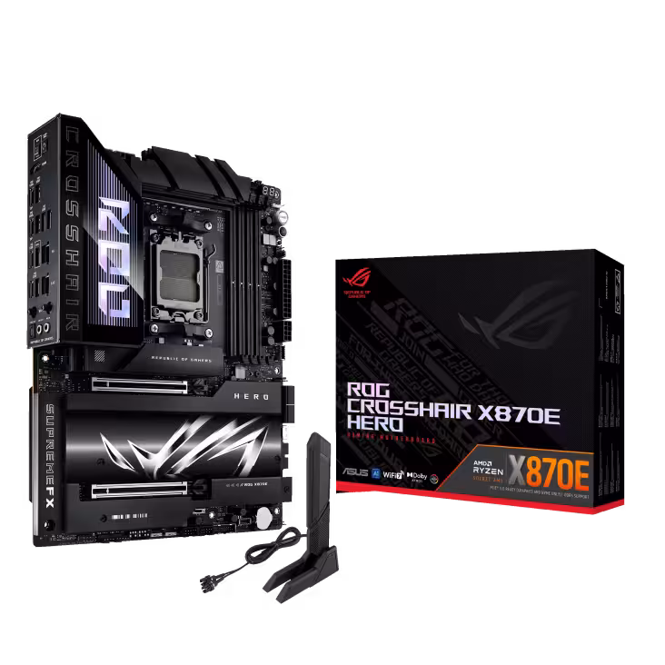 مشخصات، قیمت و خرید مادربرد ایسوس مدل ROG CROSSHAIR X870E HERO