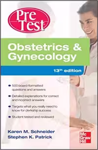 󾕇 دانلود کتاب Obstetrics And Gynecology Pretest Self-Assessment And Review, 13th ed, 2012 - دانلود کتاب های دانشگاهی