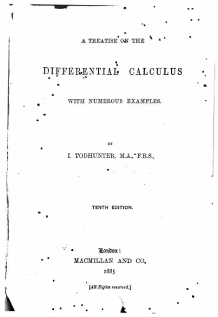 خرید و دانلود نسخه کامل کتاب A Treatise On The Differential Calculus with numerous examples