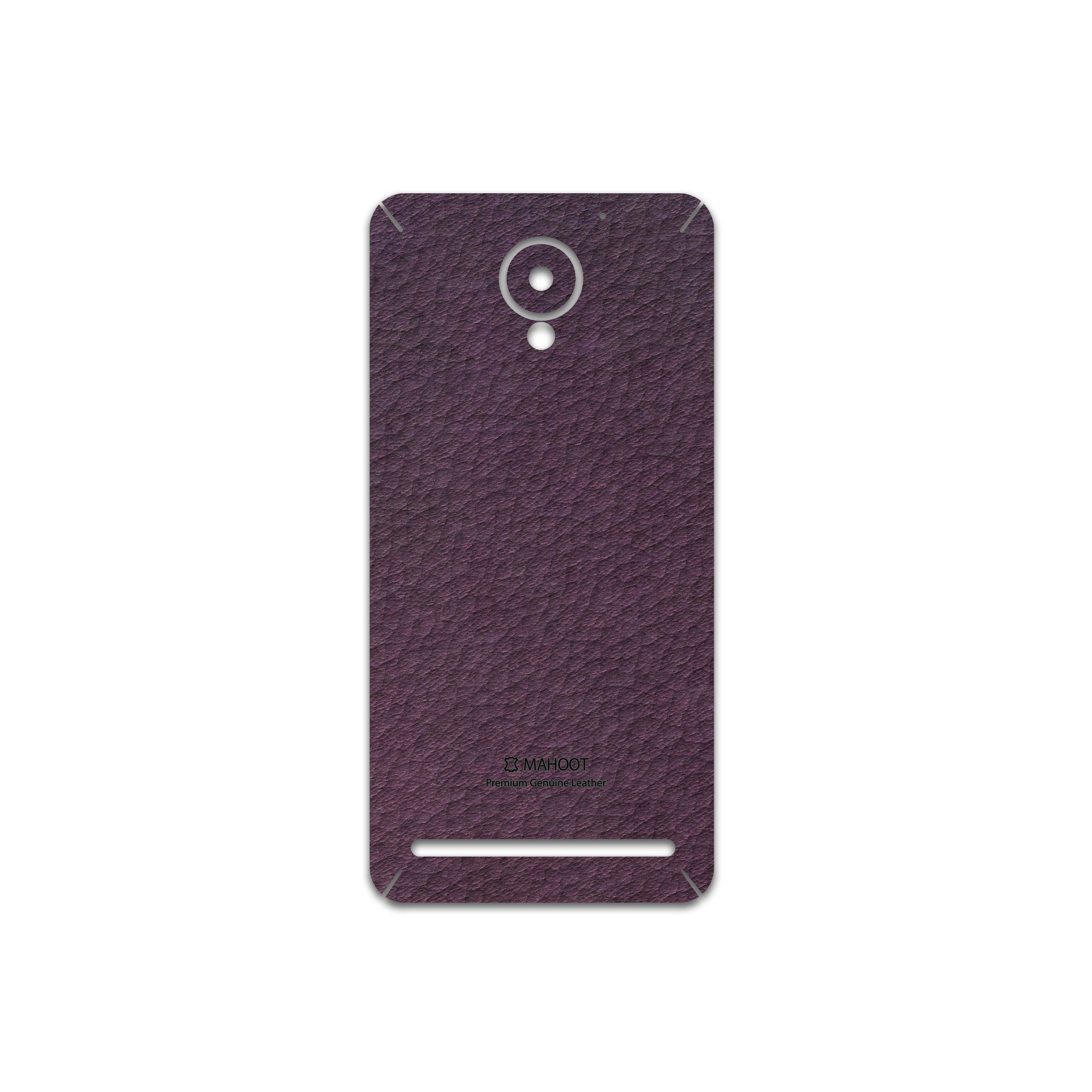 برچسب پوششی ماهوت مدل Purple-Leather مناسب برای گوشی موبایل لنوو Vibe C2