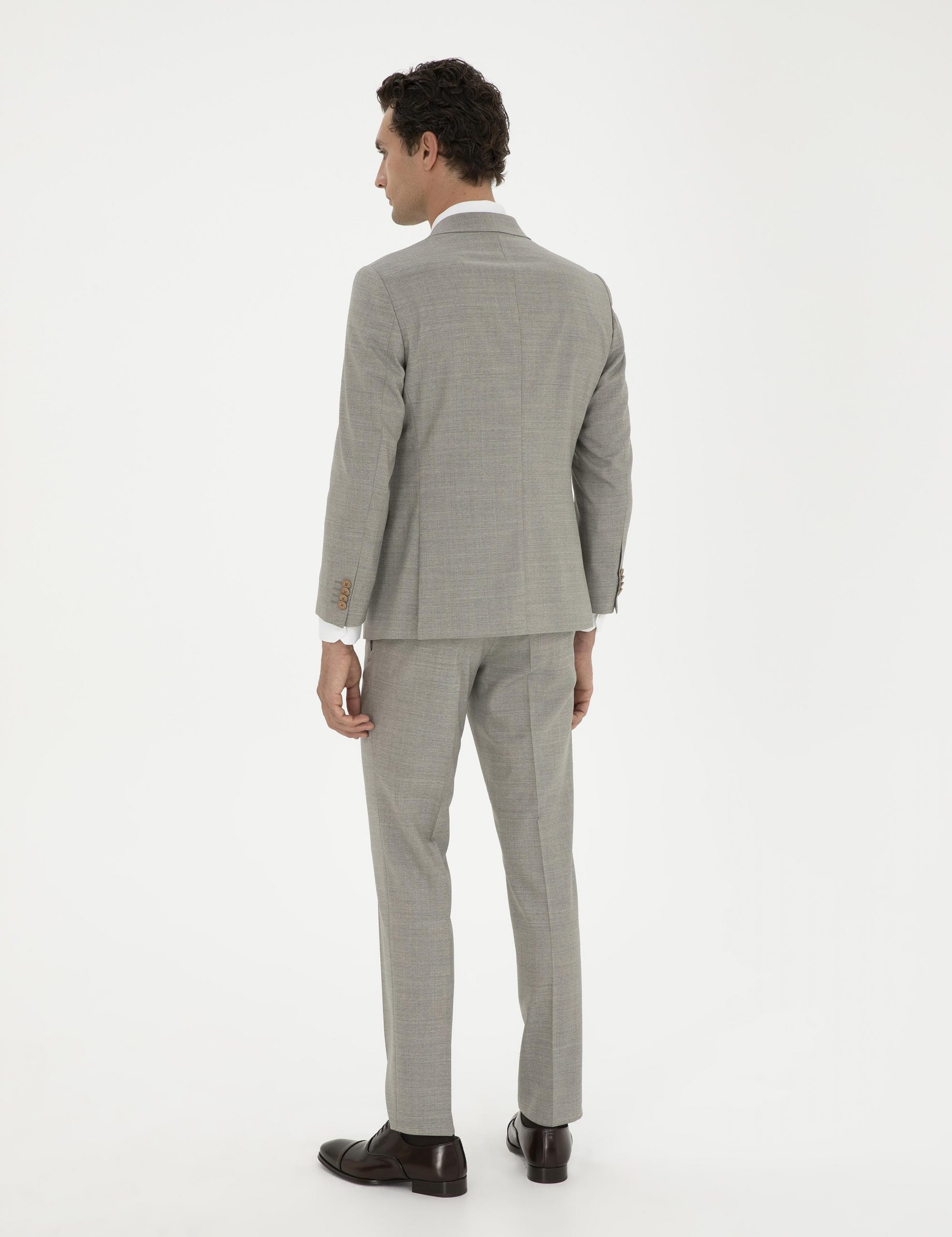 کت و شلوار مردانه بژ کاشارل