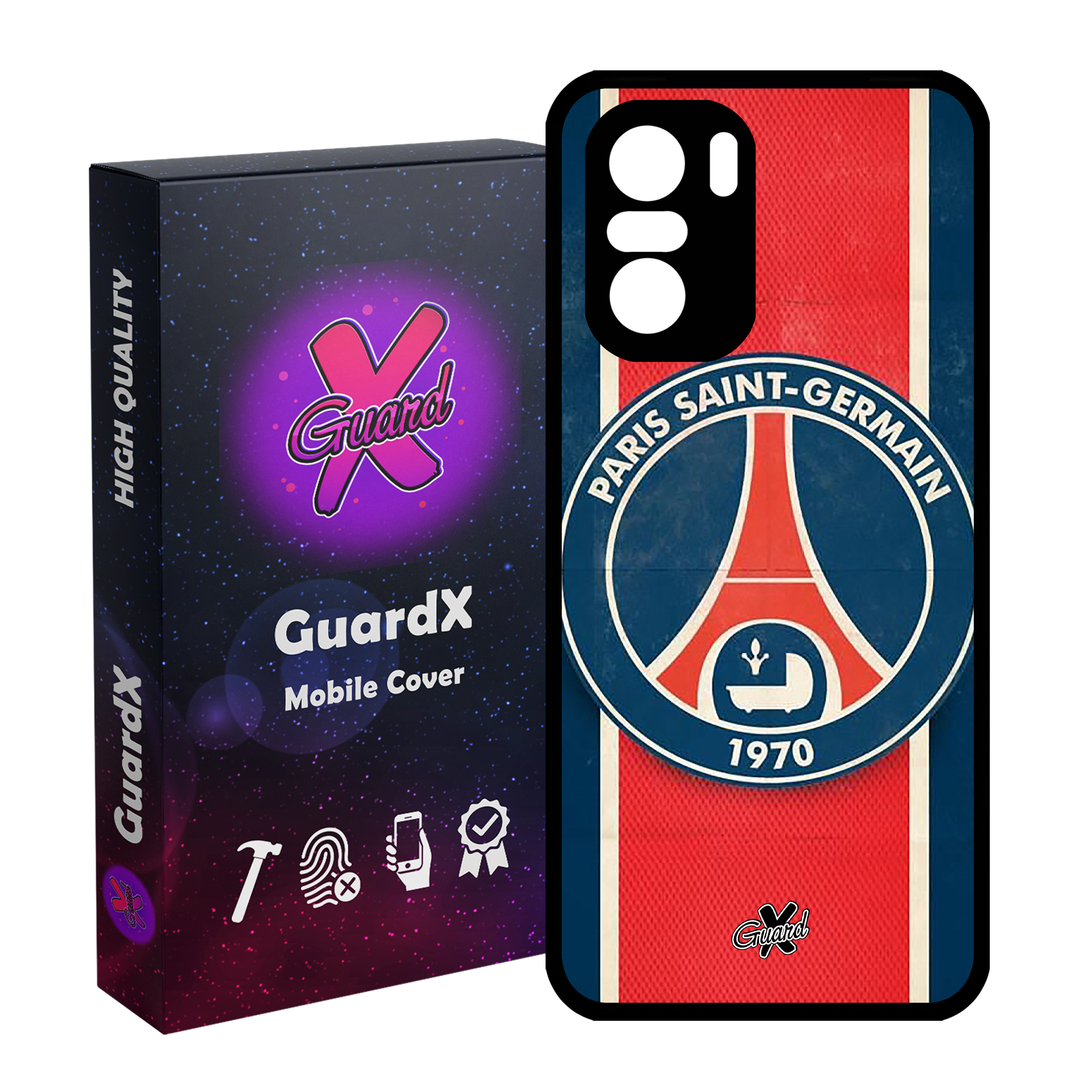 کاور گارد ایکس طرح PSG مدل Glass10055 مناسب برای گوشی موبایل شیائومی Poco F3/MI 11X/MI 11X Pro/Redmi K40/K40 Pro