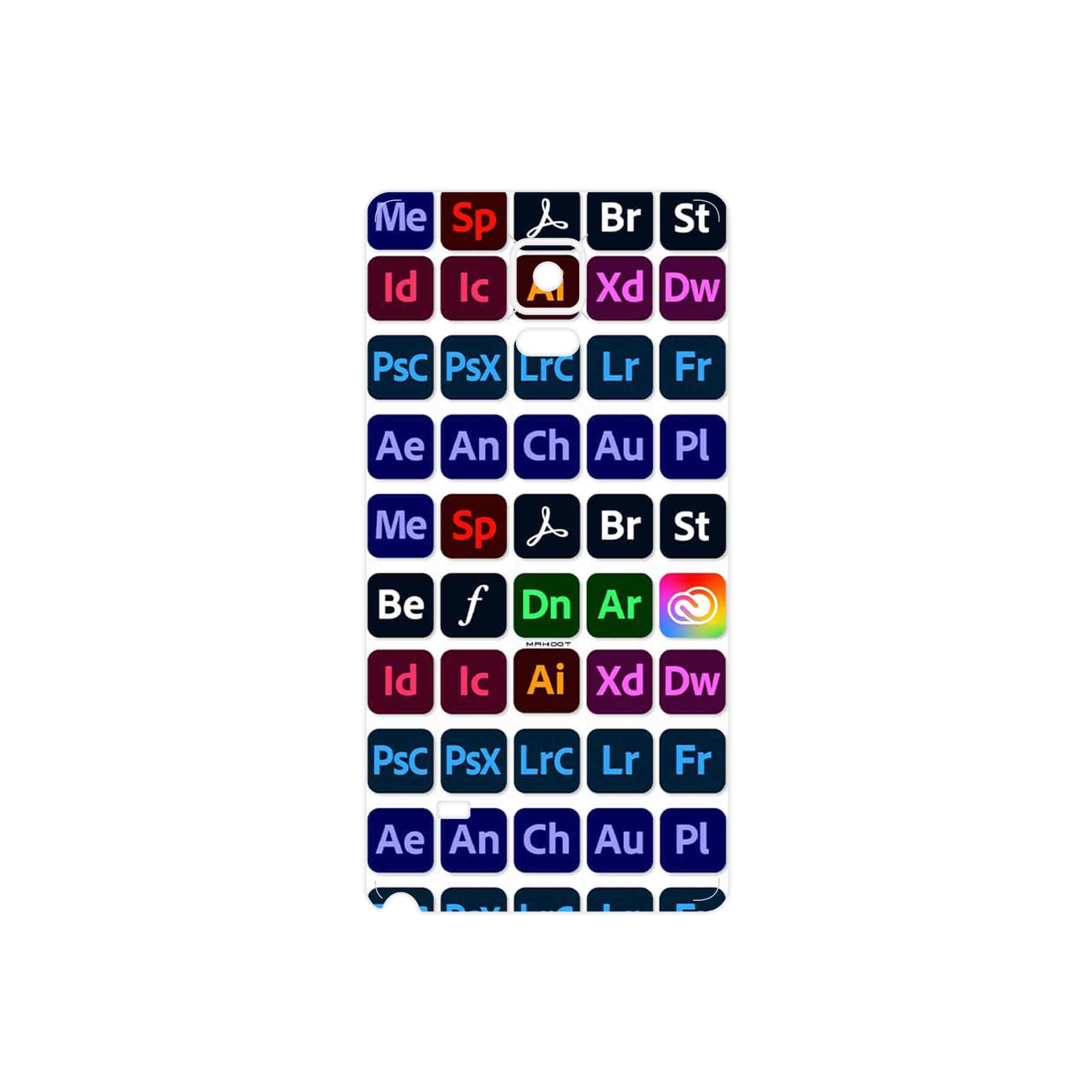 برچسب پوششی ماهوت مدل Adobe مناسب برای گوشی موبایل سامسونگ Galaxy Note 4