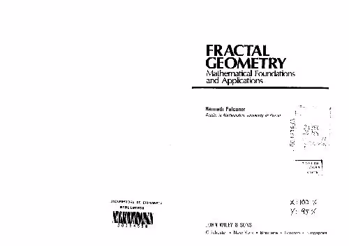 خرید و دانلود نسخه کامل کتاب Fractal Geometry. Mathematical Foundations and Applications