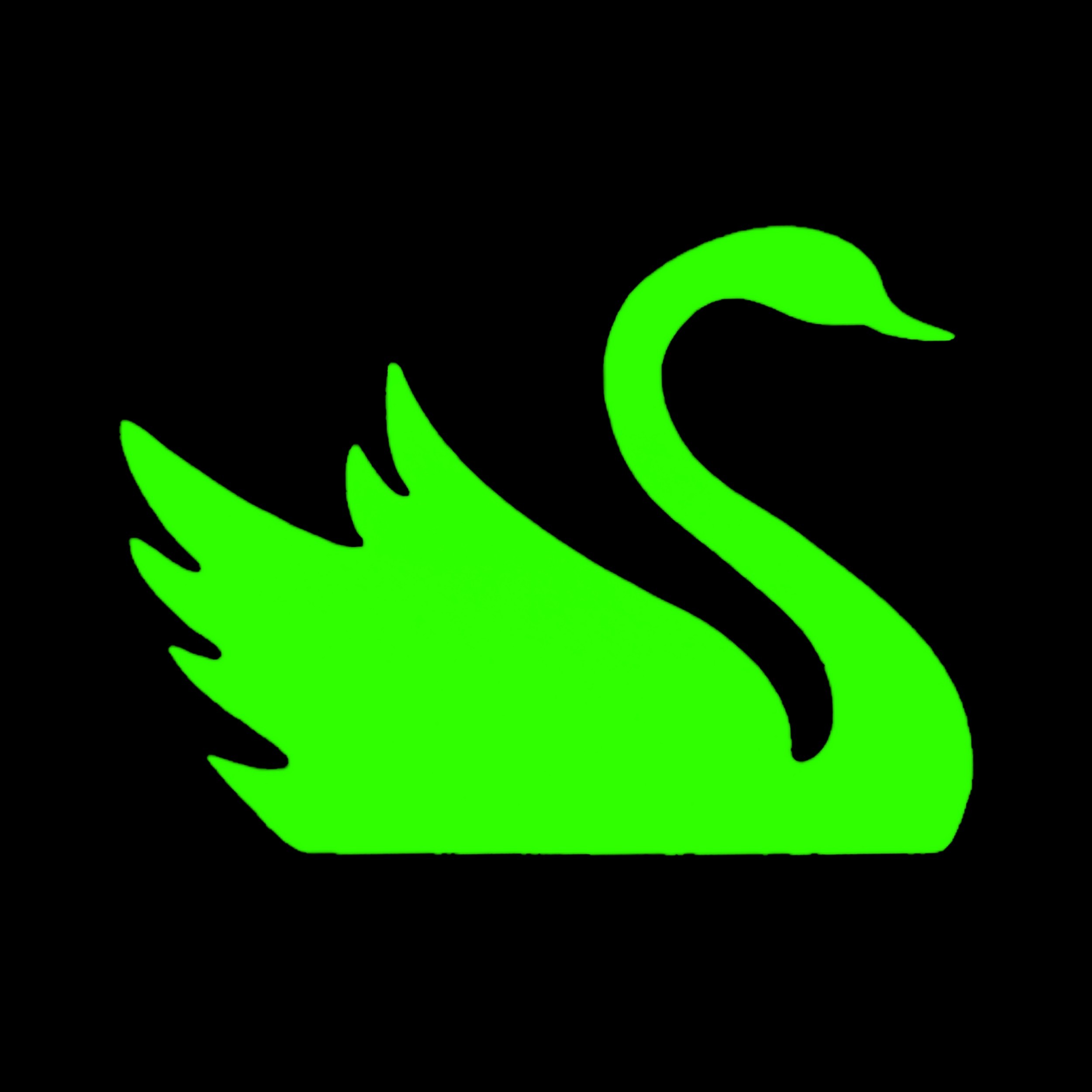 استیکر کلید و پریز مدل شبنما طرح قو