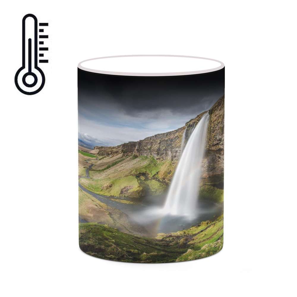 ماگ حرارتی کاکتی طرح آبشار مدل mgh18343