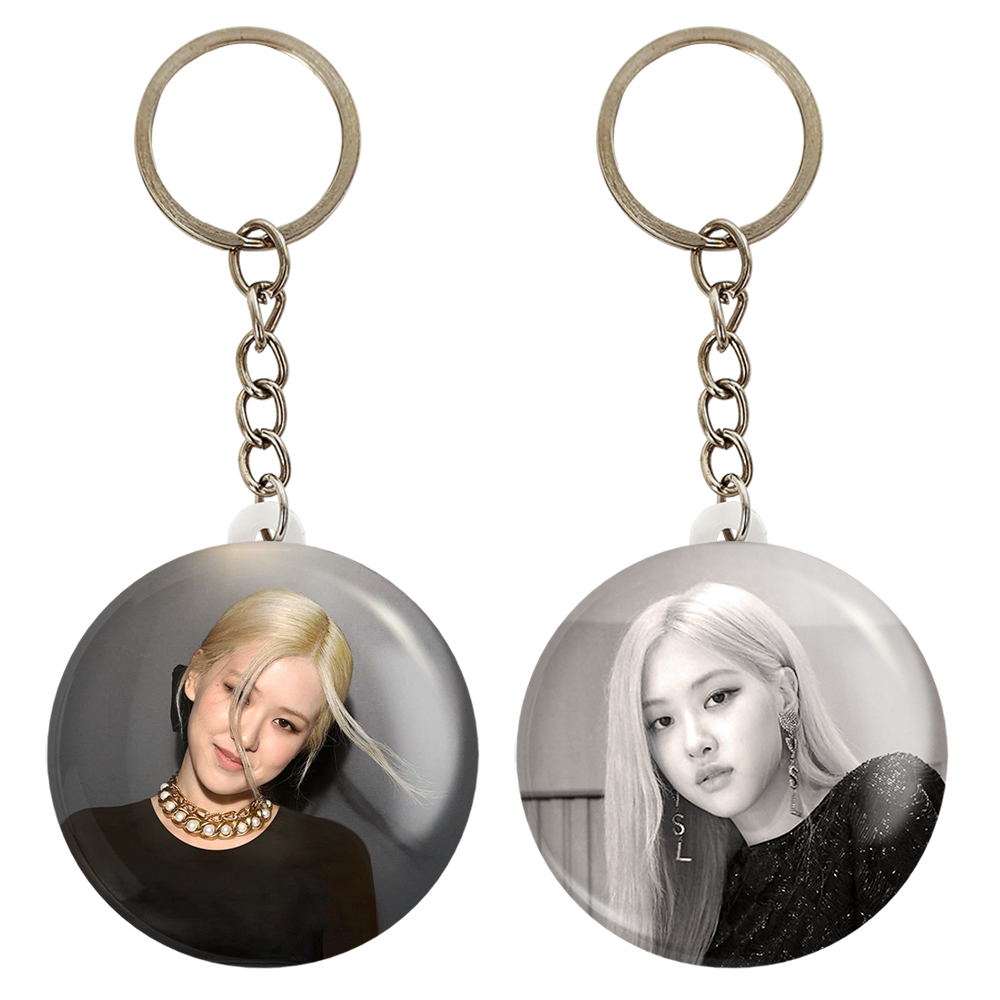 جاکلیدی خندالو مدل رزی بلک پینک کد 1445114444 مجموعه 2 عددی